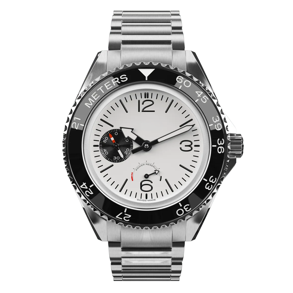 Professional dive watch case and bracelet